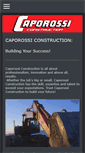 Mobile Screenshot of caporossiconstruction.com
